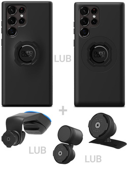 Zestaw do samochodu: etui na telefon Samsung Galaxy S22 Ultra + mocowanie Quad Lock