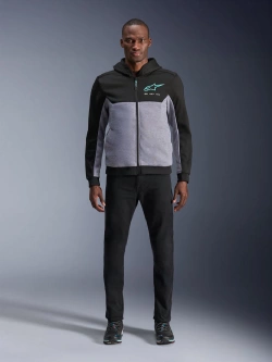 Bluza motocyklowa Alpinestars Chrome V2 czarno-szaro-niebieska