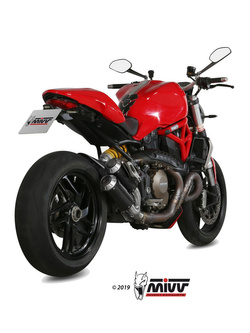 Tłumiki motocyklowe Slip-On Line (MK3) MIVV do Ducati Monster 1200 / S (14-16) carbon