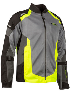 Kurtka motocyklowa tekstylna Klim Induction szaro-fluo żółta