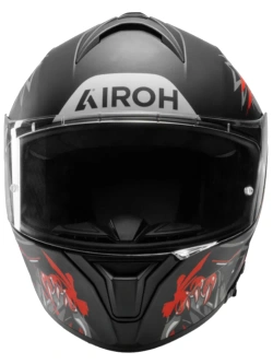 Kask integralny Airoh Spark 2 Cruze czarno-szaro-czerwony matowy