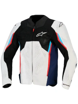 Kurtka motocyklowa tekstylna Alpinestars AST V3 Air czarno-niebiesko-srebrna