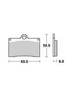 KLOCKI HAMULCOWE SBS 566 HS