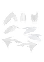 Pełny zestaw plastików Acerbis Suzuki RMZ 250 (19-24)/ 450 (18-24) biały