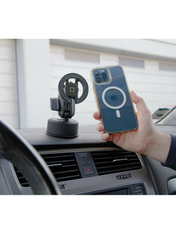 Uchwyt na telefon Lampa Mag Pro Orbit magnetyczny z przyssawką