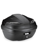 Kufer centralny Kappa K47 Monolock Manta czarny z białym odblaskiem [pojemność: 47 litry]