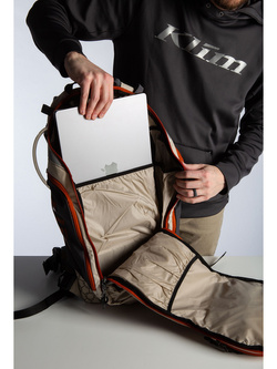 Plecak motocyklowy Klim Arsenal 30 brązowo-pomarańczowy