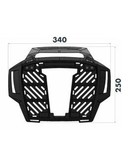 Stelaż pod kufer centralny Hepco&Becker AluRack Yamaha Tracer 9 GT/GT+/Y-AMT (25-)