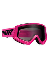 Gogle motocyklowe Thor Combat Racer Sand fluo różowo-czarne