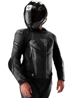 Kurtka motocyklowa skórzana Shima Mission ST G2 czarna