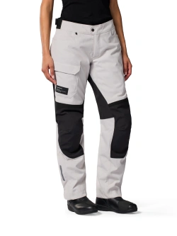 Spodnie motocyklowe damskie tekstylne REV’IT! Convergent H2O szaro-czarne