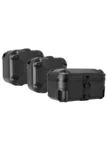 Zestaw: kufry boczne DUSC L + kufer centralny DUSC XL + stelaże SW-Motech BMW R 1300 GS Adventure (24-) [poj.: 1 x 55l + 2 x 41l]