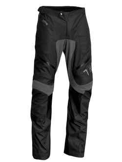 Spodnie cross Thor Terrain Over-the-Boot czarno-szare
