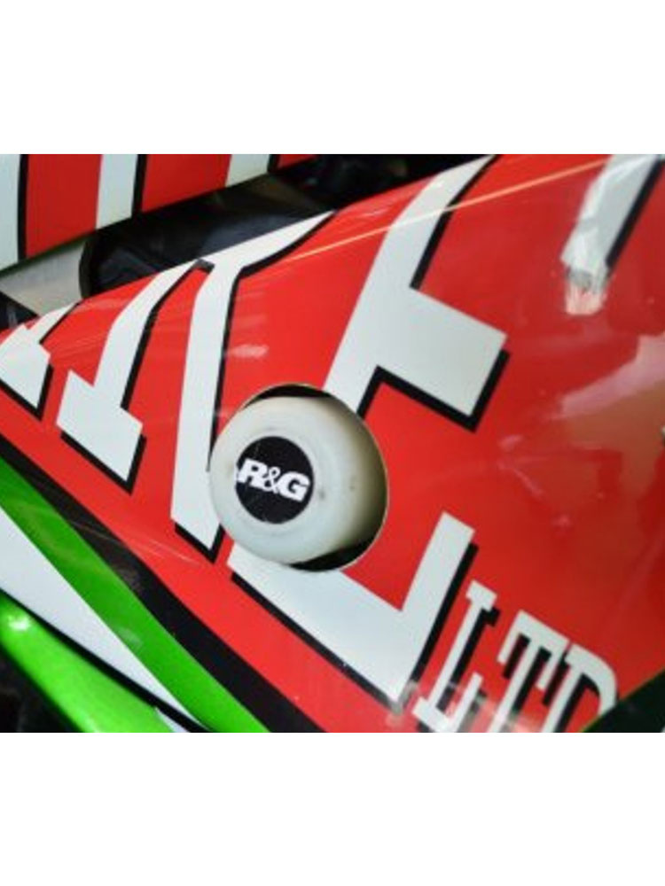 Crash pady R&G do Triumph Daytona 675 (13-16) białe