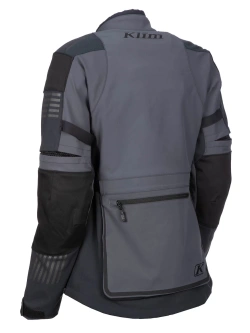 Kurtka motocyklowa tekstylna damska Klim Sedona szaro-czarna
