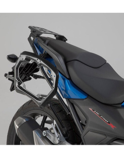 Zestaw: kufry boczne + stelaże PRO TRAX ADV SW-MOTECH 37/37 L do motocykla Honda NC750X (16-20)/ S (16-) [pojemność 2 x 37 L]