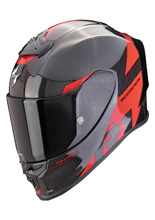 Kask integralny Scorpion Exo-R1 Evo Carbon Air Rally czarno-czerwony