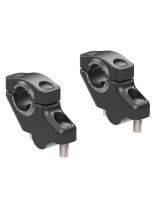 Podwyższenie kierownicy Hepco&Becker Royal Enfield Scram 411 (22-24) (30 mm w górę, 21 mm w tył) czarne