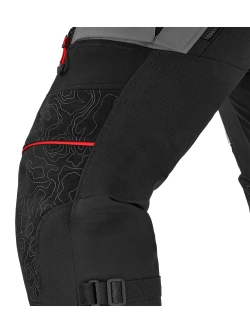 Spodnie motocyklowe damskie tekstylne Shima Tracker czarno-jasnoszare