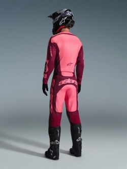 Bluza cross Alpinestars MX Racer Riway czerwono-różowa