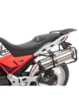 Stelaż kufrów bocznych Hepco&Becker Moto Guzzi V 85 TT/Strada/Travel (24-) czarny [montowany na stałe]