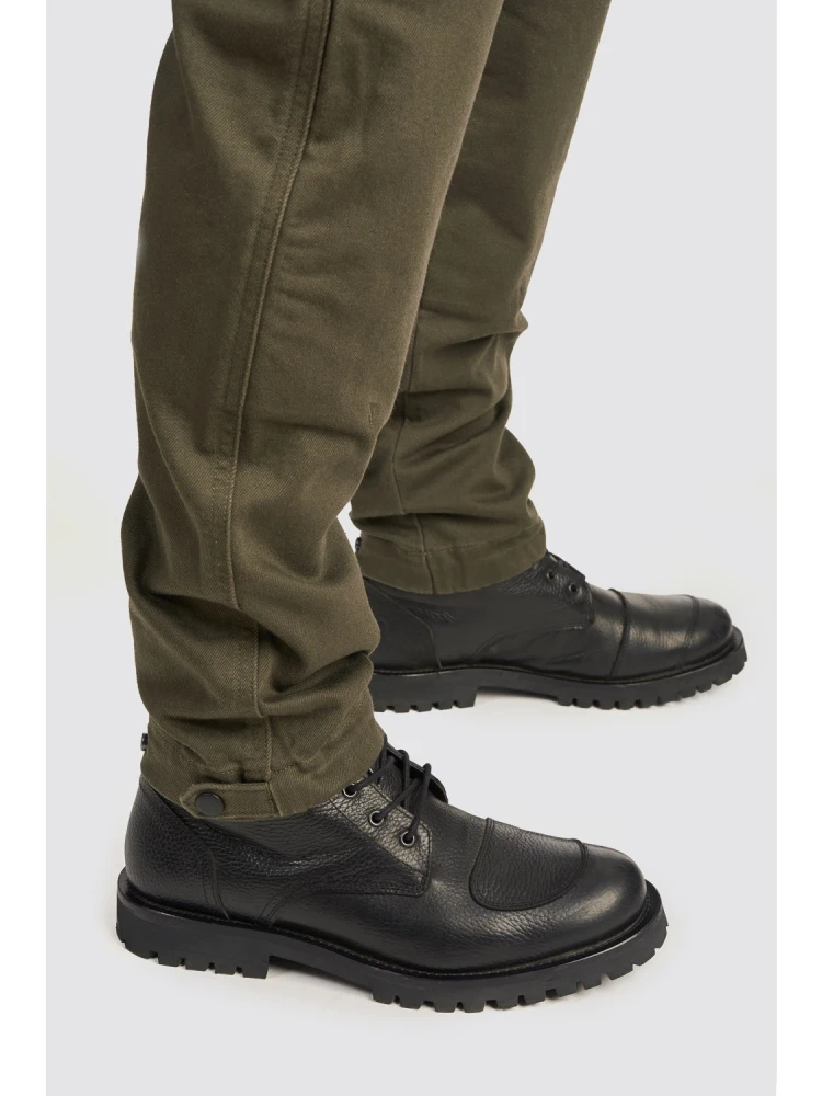 Jeansy motocyklowe Pando Moto Mark AAA zielone