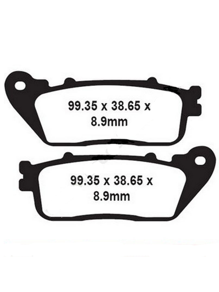 Klocki hamulcowe EBC FA381HH 103 x 48 x 10.9mm na tył
