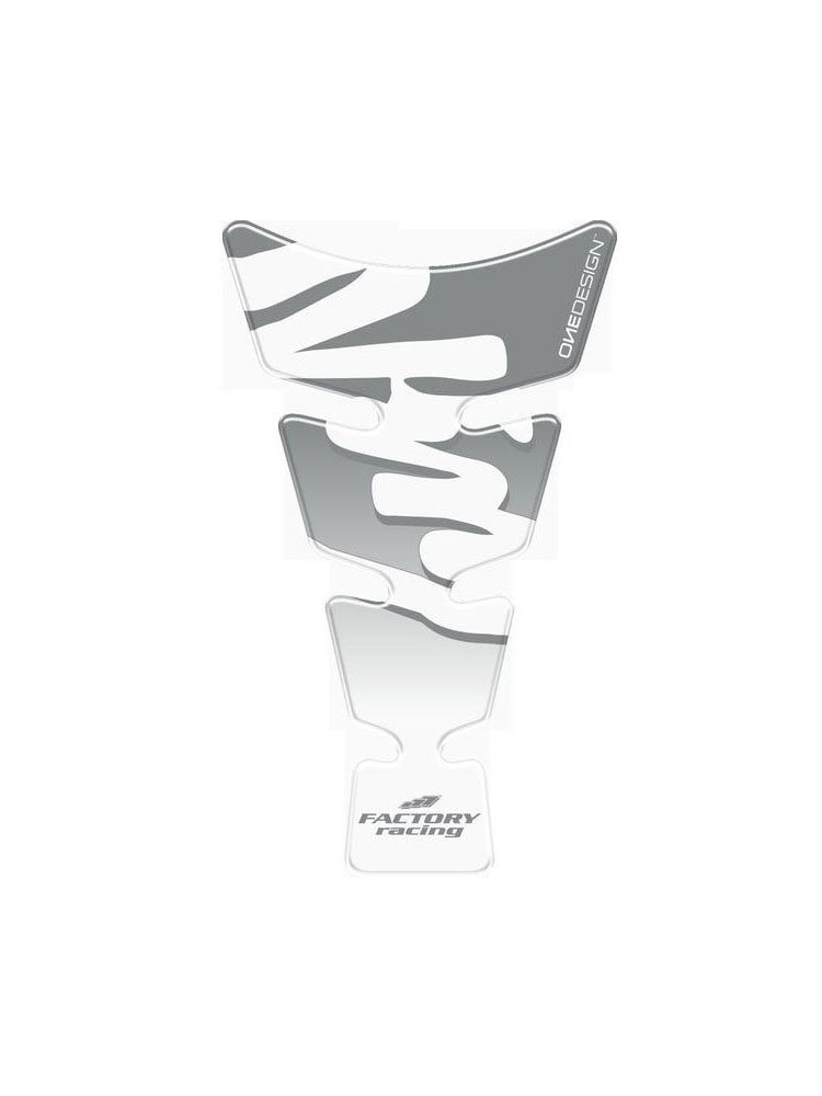 Tankpad PUIG Spirit, wzór Kawasaki Ninja (srebrny)