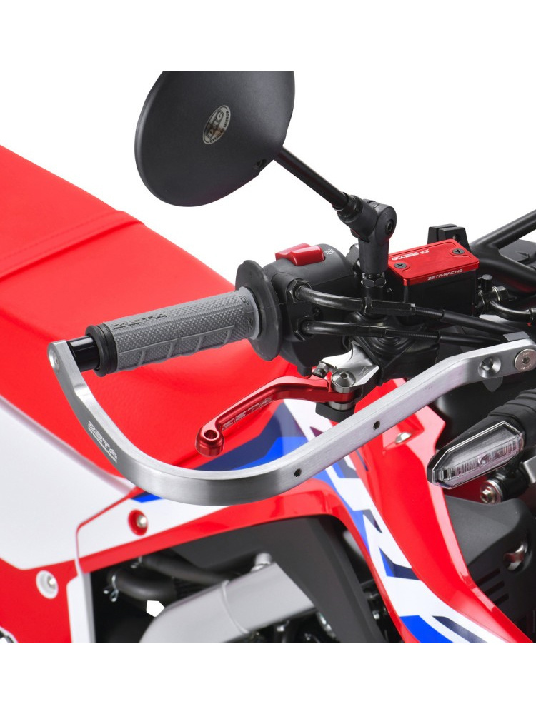 Handguardy Zeta Honda CRF250L/ CRF300L / RALLY (21-) aluminiowe, szare