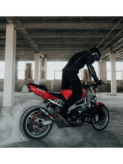 Kurtka motocyklowa skórzana Rebelhorn Vandal czarna