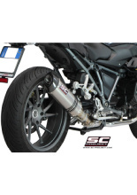 Tłumik SC-Project Oval Titanium + Carbon (SLIP ON) - BMW R 1200 R / RS [15-16]