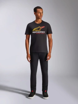 Koszulka z krótkim rękawem Alpinestars Aligned CSF czarna