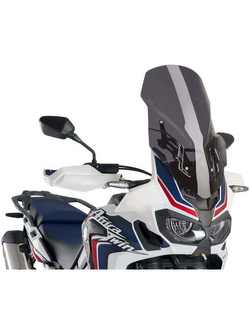 Szyba turystyczna + wzmocnienie PUIG do Honda CRF1000L Africa Twin / Adventure Sports mocno przyciemniana
