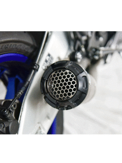 Tłumik Slip-On Termignoni GP2R - RHT tytan + Decat dekatalizator do Yamaha YZF R3 / MT03 (15-19)