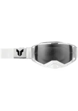 Gogle motocyklowe Thor Activate lustrzaną szybką białe