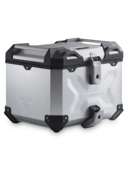Zestaw: kufer centralny TRAX ADV + stelaż Street-rack SW-Motech KTM 250 Adventure (25)/ 390 Adventure (25)/ R/ X (25-) srebrny [poj.: 38l]