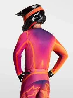 Bluza cross Alpinestars MX Fluid Kepler fioletowo-pomarańczowa
