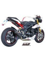 Tłumik stożkowy CARBON (niska pozycja) Slip-on SC-Project do Triumph SPEED TRIPLE 1050 [11-15]
