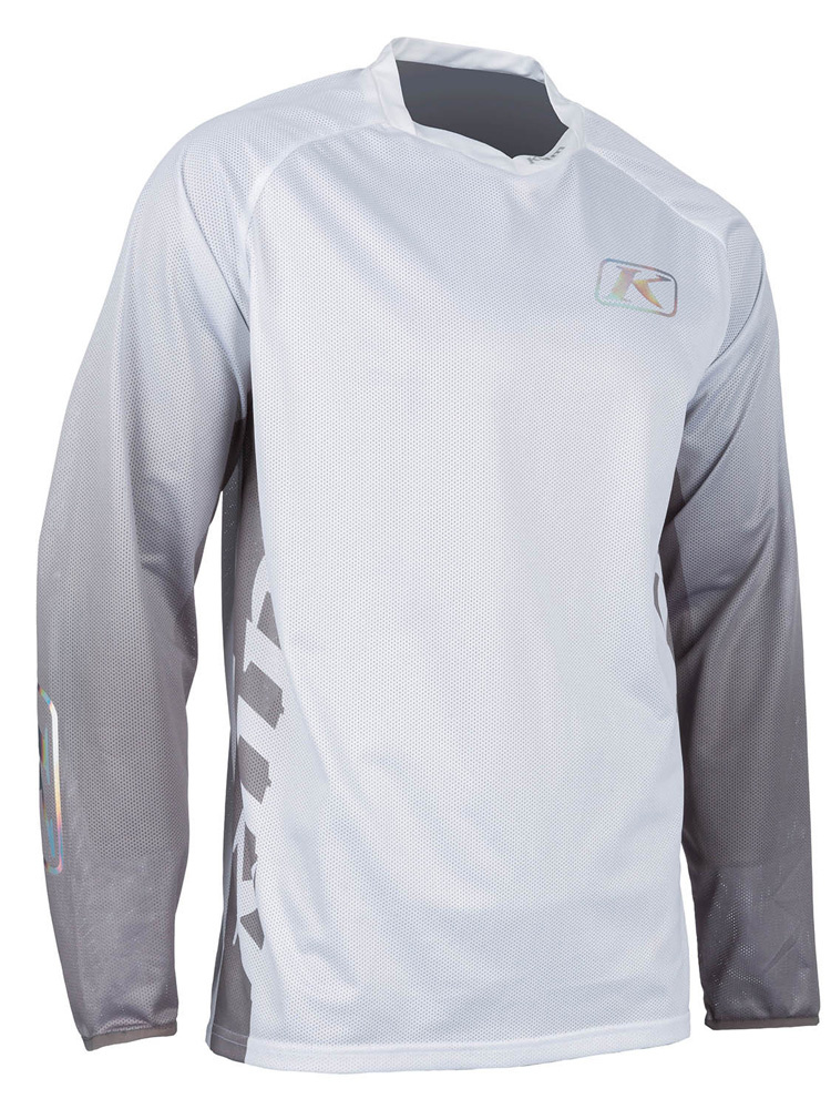 Bluza enduro Klim XC Lite biało-szara