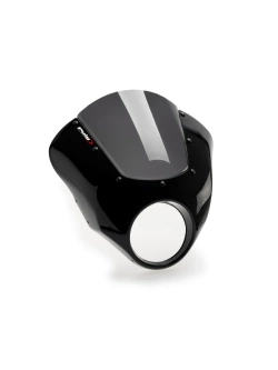 Półowiewka motocyklowa sportowa PUIG Dark Night Harley Davidson Street 750 XG750 (15-21) mocno przyciemniana