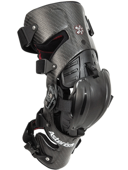 Ortezy kolanowe Asterisk Carbon Cell czarne