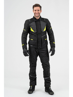 Kurtka motocyklowa tekstylna Shima Runner czarno-fluo