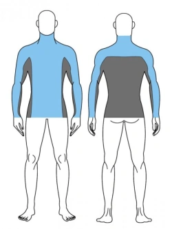 Kurtka pośrednia SIXS Winter Tourism V3 czarna unisex