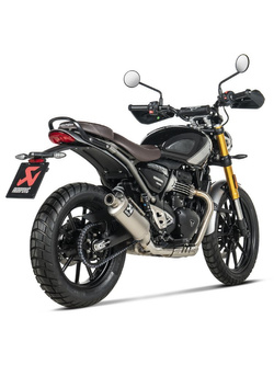 Tłumik motocyklowy Akrapović Slip-On Line Triumph Scrambler 400 X/ Speed 400 (24-) [tytan]