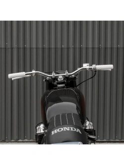 Manetki motocyklowe Biltwell Troker TPV do kierownic o średnicy 22 [mm] białe