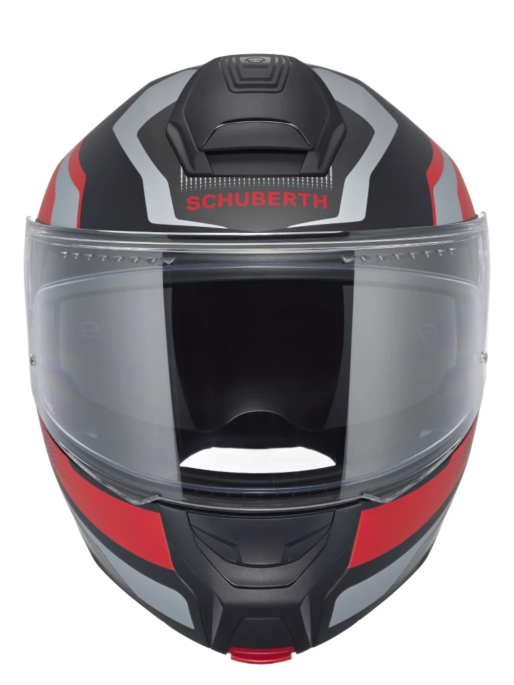 Kask szczękowy Schuberth Concept Tracer czarno-szaro-czerwony