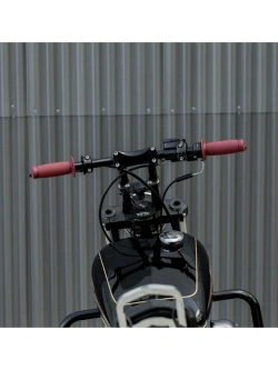 Manetki motocyklowe Biltwell Renegade TPV do kierownic o średnicy 25.4 [mm] czerwone