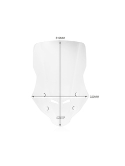 Szyba motocyklowa WRS Caponord Honda CB 750 Hornet (23-24) przezroczysta