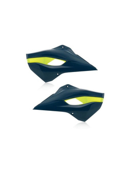 Pełny zestaw plastików Acerbis Husqvarna FE/ TE [16'] biało-granatowy-fluo