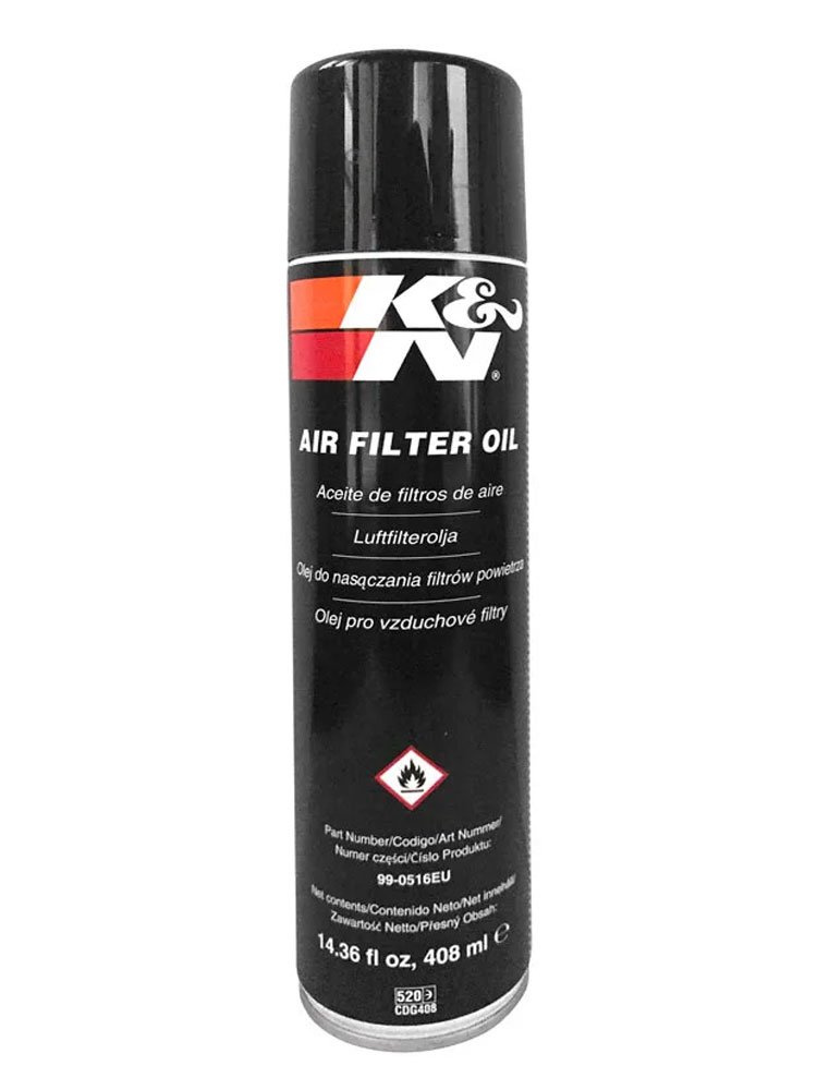 Olej K&N do nasączania bawełnianych filtrów powietrza [aerozol - 408 ml]